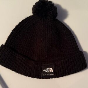 Kids The North Face Kids Black Pom-Pom Beanie